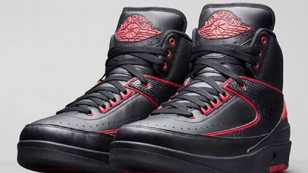 Nike Air Jordan 2 Retro 87 Alternativní Boty Pro Muže Černočervené