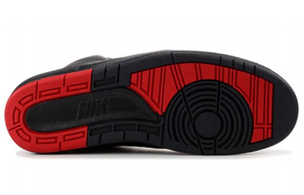 Nike Air Jordan 2 Retro Basketbalové Boty Pro Muže Černo-červené