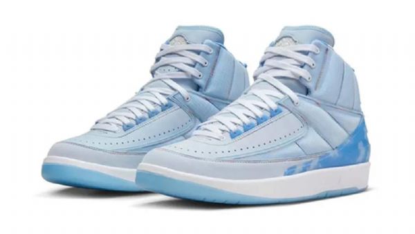 Nike Air Jordan 2 Retro Sp J Balvin Basketbalové Boty Pro Muže Modré