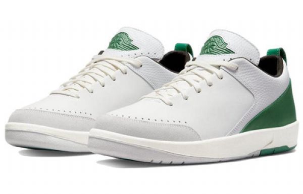 Nike Nina Chanel Abney Air Jordan 2 Retro Nízké Topy Basketbalové Boty Pro Ženy Bílá Zelená