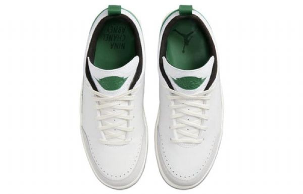 Nike Nina Chanel Abney Air Jordan 2 Retro Nízké Topy Basketbalové Boty Pro Ženy Bílá Zelená