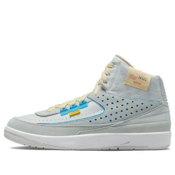 Retro Basketbalové Boty Nike Union La Air Jordan 2 Pro Muže Šedomodré
