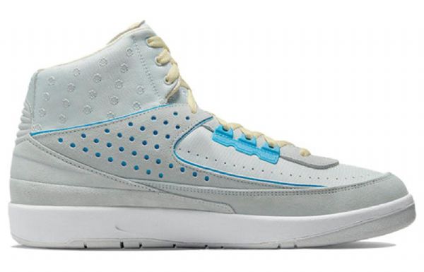 Retro Basketbalové Boty Nike Union La Air Jordan 2 Pro Muže Šedomodré