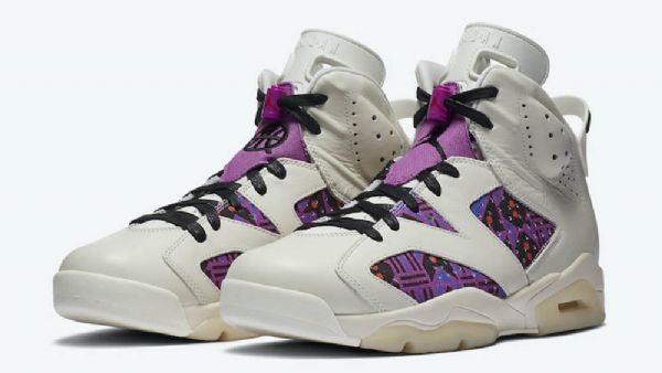 Boty Nike Air Jordan 6 Quai 54 Pro Ženy Fialové