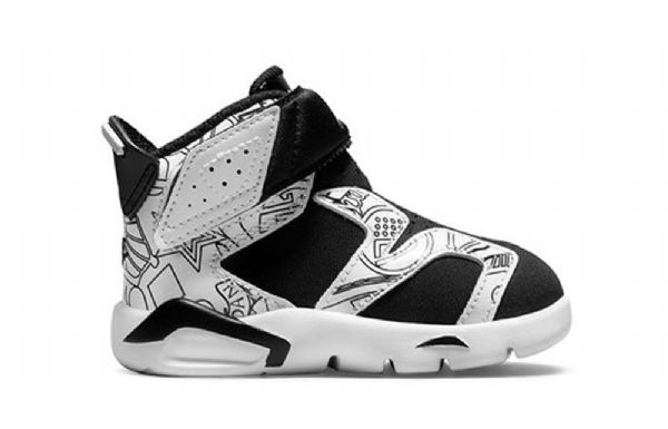 Boty Nike Air Jordan 6 Retro Little Flex Se Td Pro Děti Pro Bílé