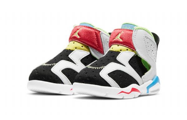 Boty Nike Air Jordan 6 Retro Little Flex Td Pro Děti Pro Bílé