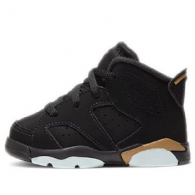 Boty Nike Air Jordan 6 Retro Se Td Pro Děti Černé