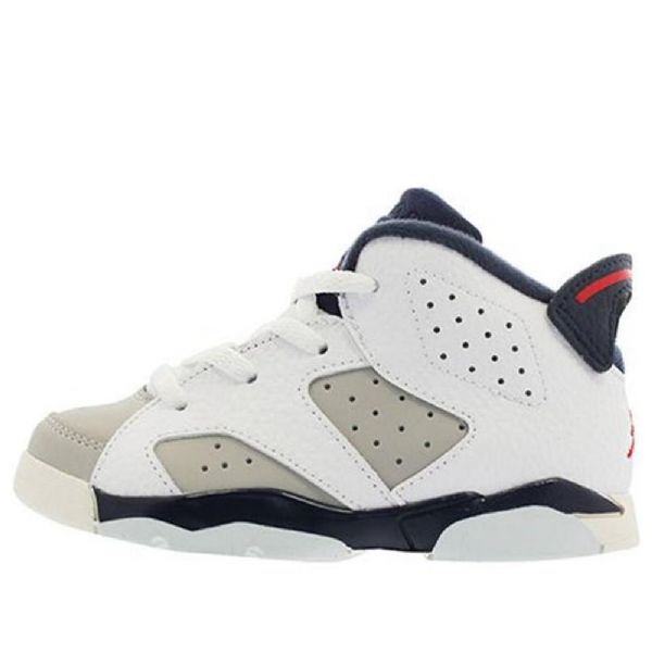 Boty Nike Air Jordan 6 Retro Td Pro Děti Bílé