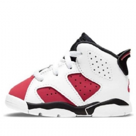 Boty Nike Air Jordan 6 Retro Td Pro Děti Bílé