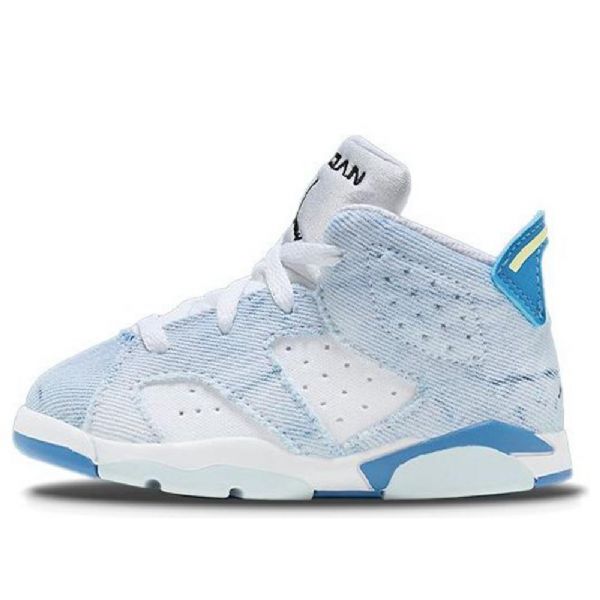 Boty Nike Air Jordan 6 Retro Td Pro Děti Modré