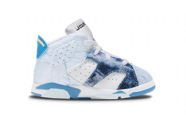 Boty Nike Air Jordan 6 Retro Td Pro Děti Modré