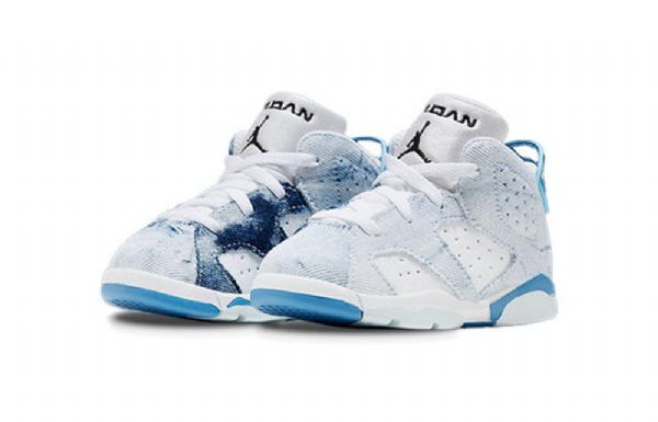 Boty Nike Air Jordan 6 Retro Td Pro Děti Modré