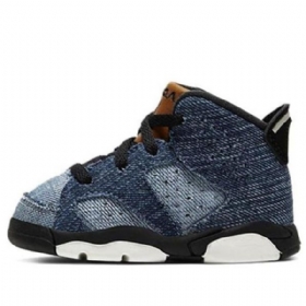 Boty Nike Air Jordan 6 Retro Td Pro Děti Modré