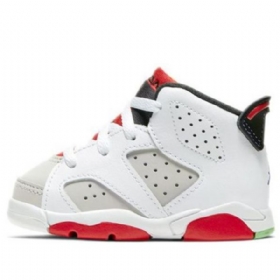 Boty Nike Air Jordan 6 Retro Td Pro Děti Šedočervené