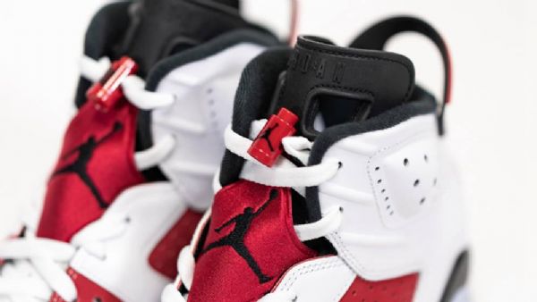 Nike Air Jordan 6 Carmine Boty Pro Muže Burgundy Bílý