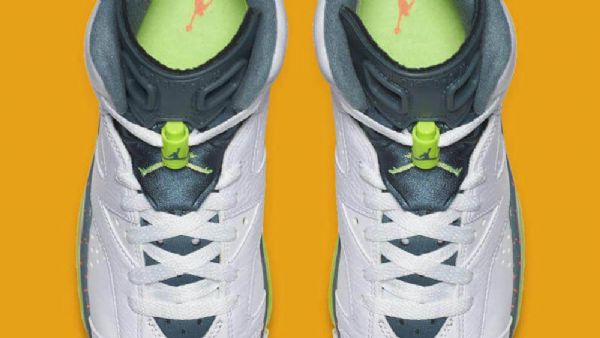 Nike Air Jordan 6 Gs Ghost Boty Pro Muže Bílá Zelená