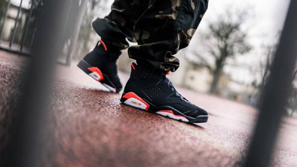 Nike Air Jordan 6 Infračervené Retro Boty Pro Muže Černé