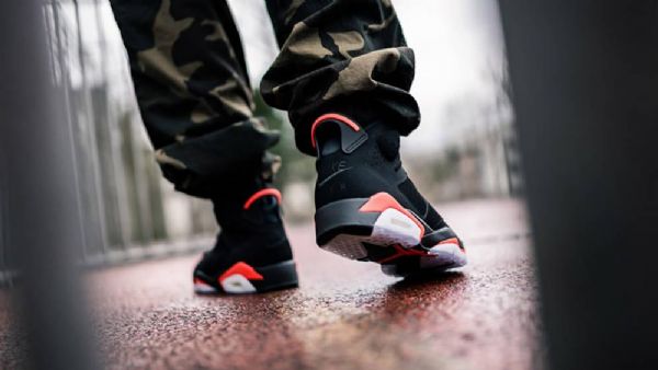 Nike Air Jordan 6 Infračervené Retro Boty Pro Muže Černé