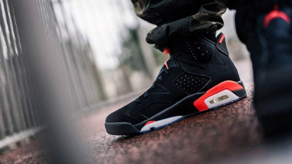 Nike Air Jordan 6 Infračervené Retro Boty Pro Muže Černé