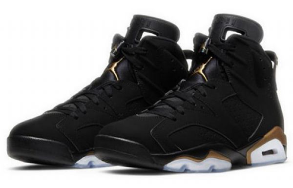 Nike Air Jordan 6 Retro Basketbalové Boty Pro Muže Černé