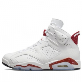 Nike Air Jordan 6 Retro Basketbalové Boty Pro Muže Červené