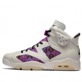Nike Air Jordan 6 Retro Basketbalové Boty Pro Muže Fialové