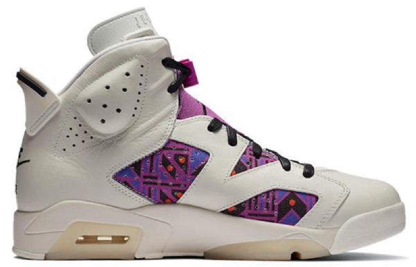 Nike Air Jordan 6 Retro Basketbalové Boty Pro Muže Fialové