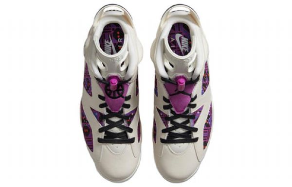 Nike Air Jordan 6 Retro Basketbalové Boty Pro Muže Fialové
