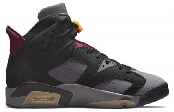 Nike Air Jordan 6 Retro Basketbalové Boty Pro Muže Vínové Barvy