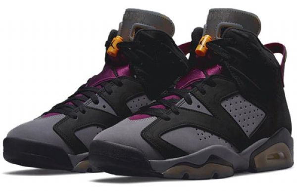 Nike Air Jordan 6 Retro Basketbalové Boty Pro Muže Vínové Barvy