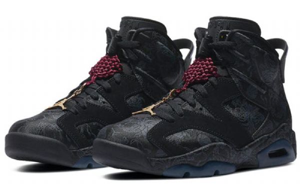 Nike Air Jordan 6 Retro Basketbalové Boty Pro Ženy Černé