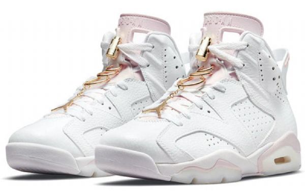 Nike Air Jordan 6 Retro Basketbalové Boty Pro Ženy Zlaté
