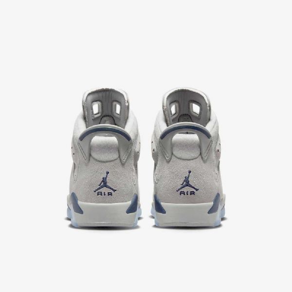 Nike Air Jordan 6 Retro Boty Pro Děti Šedá Tmavě Modrá