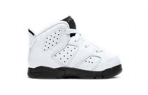 Nike Air Jordan 6 Retro Bt Basketbalové Boty Pro Děti Šedé