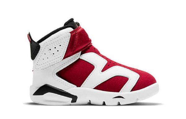 Nike Air Jordan 6 Retro Little Flex Td Basketbalové Boty Pro Děti Pro Bílé