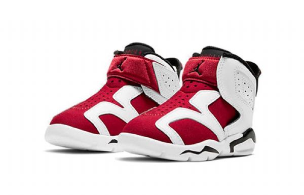Nike Air Jordan 6 Retro Little Flex Td Basketbalové Boty Pro Děti Pro Bílé