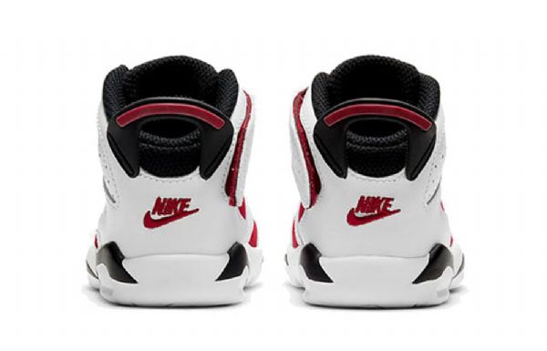 Nike Air Jordan 6 Retro Little Flex Td Basketbalové Boty Pro Děti Pro Bílé