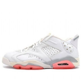 Nike Air Jordan 6 Retro Low Tops Basketbalové Boty Pro Ženy Coral Růžový