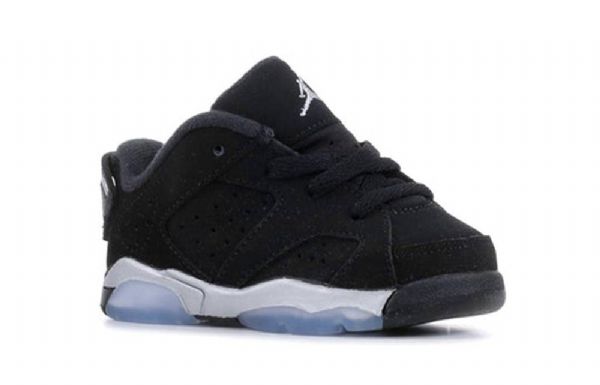 Nike Air Jordan 6 Retro Nízké Td Boty Pro Děti Černé