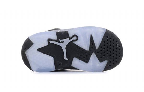 Nike Air Jordan 6 Retro Nízké Td Boty Pro Děti Černé