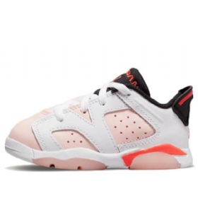 Nike Air Jordan 6 Retro Nízké Td Boty Pro Děti Růžové