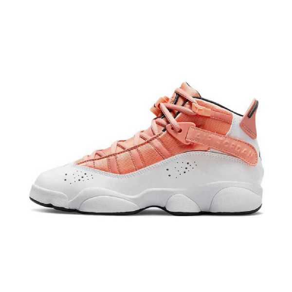 Nike Air Jordan 6 Rings Gs Madder Root Pro Ženy Boty Coral Bílý