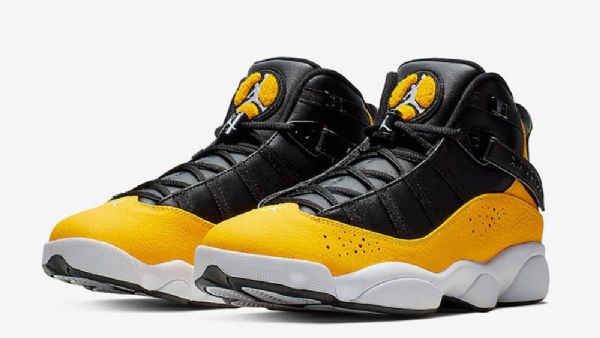 Nike Air Jordan 6 Rings Taxi Boty Pro Muže Černá Žlutá