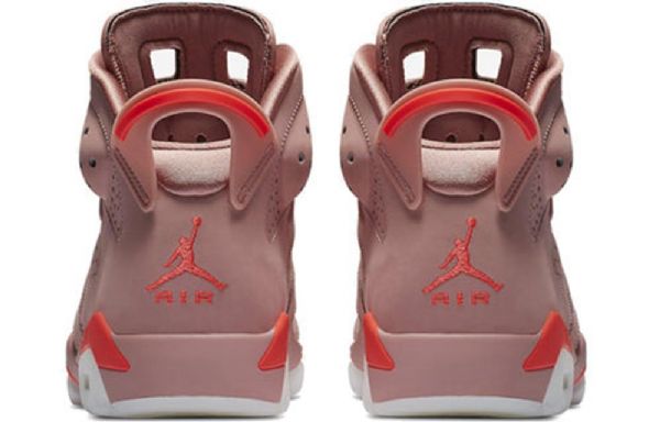 Nike Aleali May Air Jordan 6 Retro Basketbalové Boty Pro Ženy Růžové