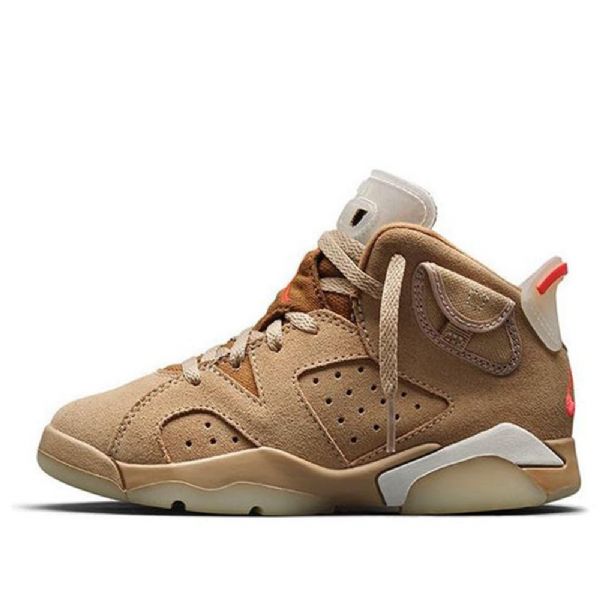 Nike Travis Scott Air Jordan 6 Retro Ps Basketbalové Boty Pro Muže Khaki