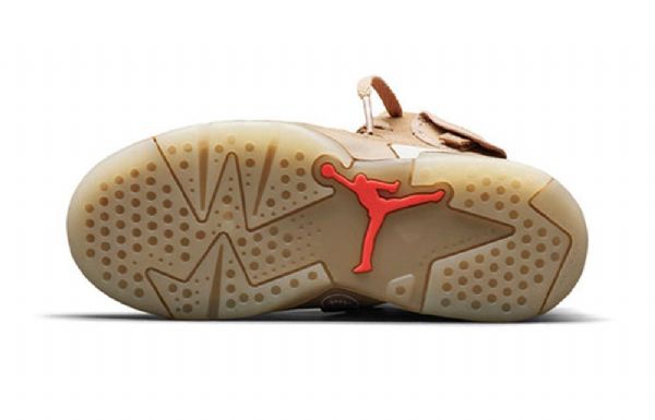 Nike Travis Scott Air Jordan 6 Retro Ps Basketbalové Boty Pro Muže Khaki