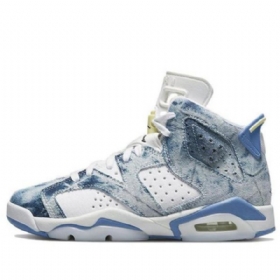 Pánské Basketbalové Boty Nike Air Jordan 6 Retro Gs Modré