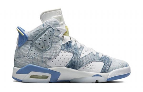 Pánské Basketbalové Boty Nike Air Jordan 6 Retro Gs Modré
