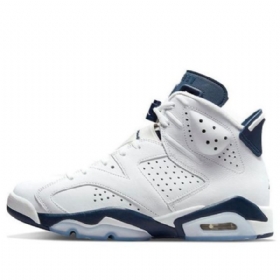Pánské Basketbalové Boty Nike Air Jordan 6 V Tmavě Modré Barvě
