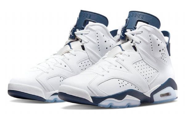 Pánské Basketbalové Boty Nike Air Jordan 6 V Tmavě Modré Barvě